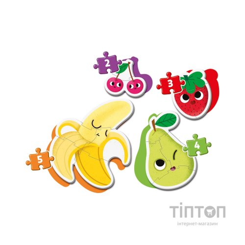 Пазл Clementoni 4 в 1 Fruits, серія My First Puzzles (20815)