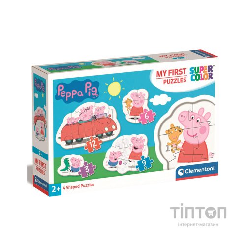Пазл Clementoni 4 в 1 Peppa Pig, серія My First Puzzles (20829)