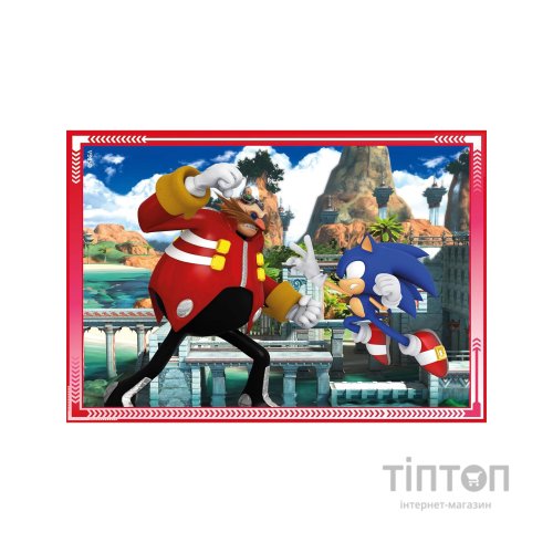 Пазл Clementoni 4 в 1 Sonic, 12,16,20 та 24 елементи (21522)