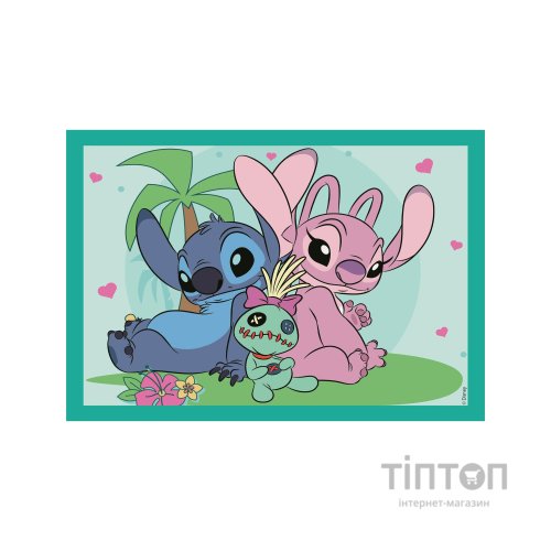 Пазл Clementoni 4 в 1 Stitch, 12,16,20 та 24 елементи (21745)