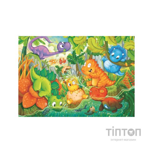 Пазл Clementoni Dinos Happy Oasis, серія "MAXI", 24 елементи (28524)