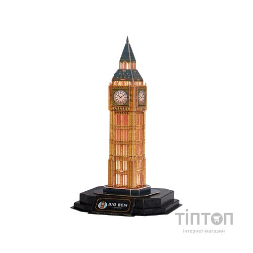 Пазл Cubic Fun Тривимірний пазл Night edition Біг Бен із LED-підсвічуванням (L537h)