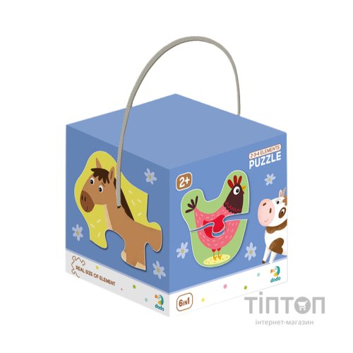 Пазл DoDo 2-3-4 елементи Домашні тварини (300152)