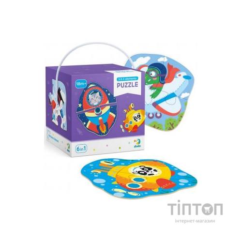 Пазл DoDo 2-3-4 елементи Транспорт (300154)