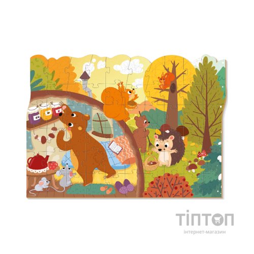 Пазл DoDo Прибирання в лісі, 60 елементів (300413)