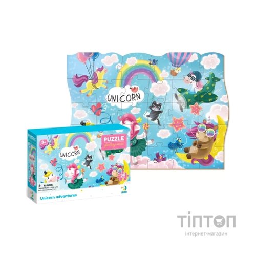 Пазл DoDo Пригоди єдиноріжків, 30 елементів (300416)