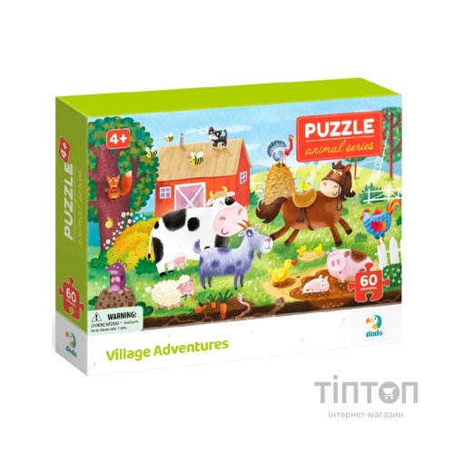Пазл DoDo Сільські пригоди, 60 елементів (300377)