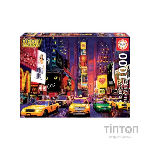 Пазл Educa неон - Таймс-сквер 1000 елементів (6425238)