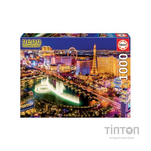 Пазл Educa неонові Лас-Вегас 1000 елементів (6425236)