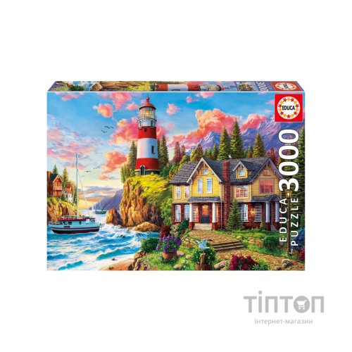 Пазл Educa Пейзаж з маяком 3000 елементів (6425274)