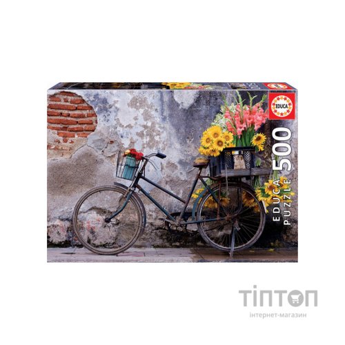 Пазл Educa Велосипед і квіти 500 елементів (6336906)