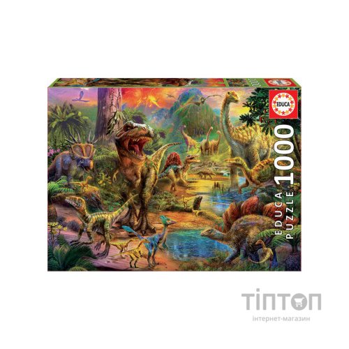 Пазл Educa Земля динозаврів 1000 елементів (6336915)