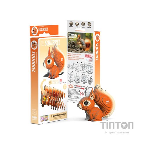 Пазл Eugy 3D Зоопарк Білка (XEG-083)