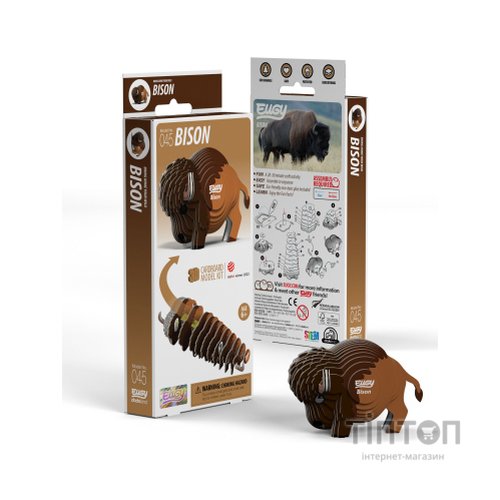 Пазл Eugy 3D Зоопарк Бізон (XEG-045)