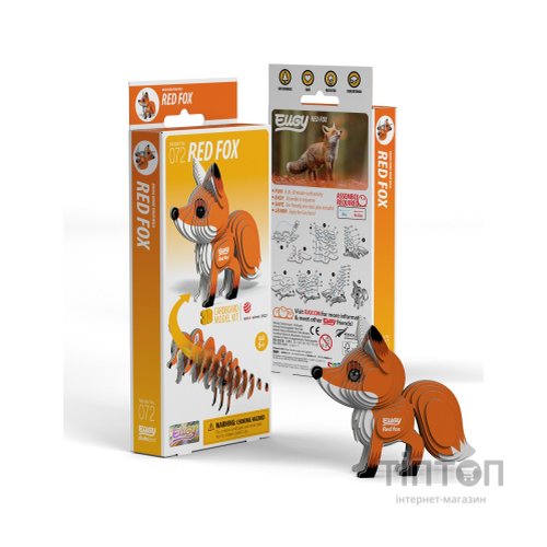 Пазл Eugy 3D Зоопарк Червона лисиця (XEG-072)