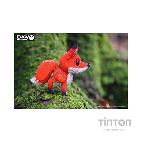 Пазл Eugy 3D Зоопарк Червона лисиця (XEG-072)