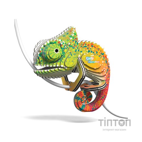 Пазл Eugy 3D Зоопарк Хамелеон (XEG-075)