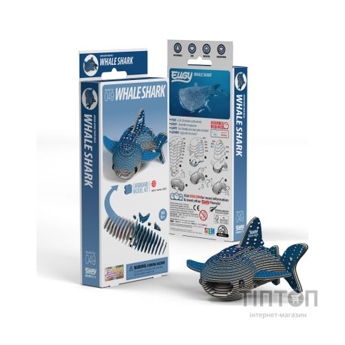 Пазл Eugy 3D Зоопарк Китова акула (XEG-049)