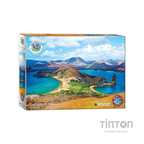 Пазл Eurographics Галапагоські острови. Серія Врятуємо нашу планету, 1000 елементів (6000-5719)