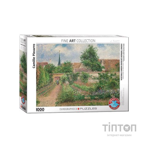 Пазл Eurographics Овочевий сад похмурим ранком Каміль Піссарро, 1000 елементів (6000-0825)