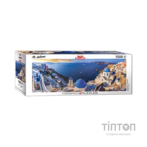 Пазл Eurographics Санторині Греція 1000 елем. панорамний (6010-5300)