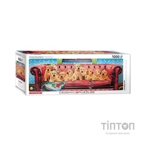 Пазл Eurographics Відпочиваючі лабрадори, 1000 елементів панорамний (6010-5630)