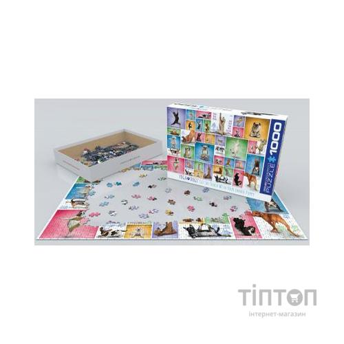 Пазл Eurographics Йога Собаки 1000 елементів (6000-0954)