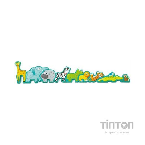 Пазл Hape дерев'яний алфавіт Парад звірів 26 елементів (E1627)