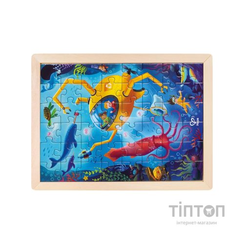 Пазл Hape Океан з розмальовкою (E1643)