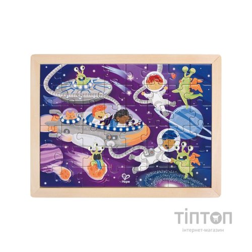 Пазл Hape Прибульці з розмальовкою (E1644)