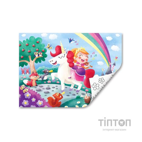 Пазл Hape Єдинороги з розмальовкою (E1642)