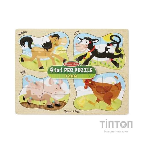 Пазл Melissa&Doug 4 в 1 Ферма (MD9858)