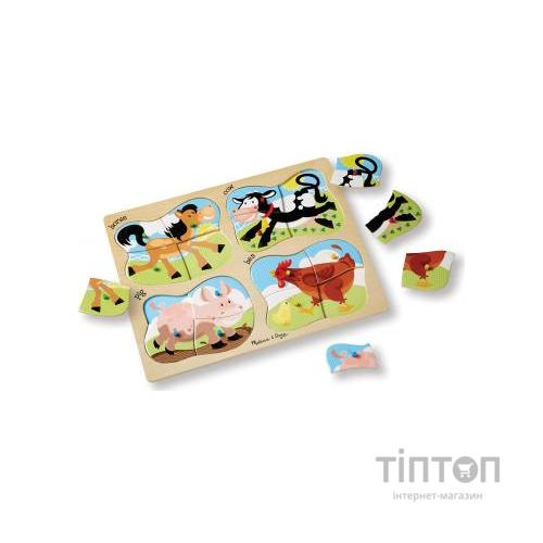 Пазл Melissa&Doug 4 в 1 Ферма (MD9858)