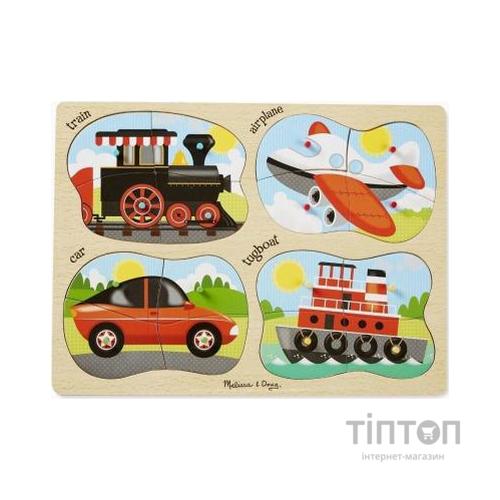 Пазл Melissa&Doug 4 в 1 Транспорт (MD9865)