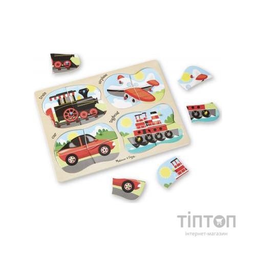 Пазл Melissa&Doug 4 в 1 Транспорт (MD9865)