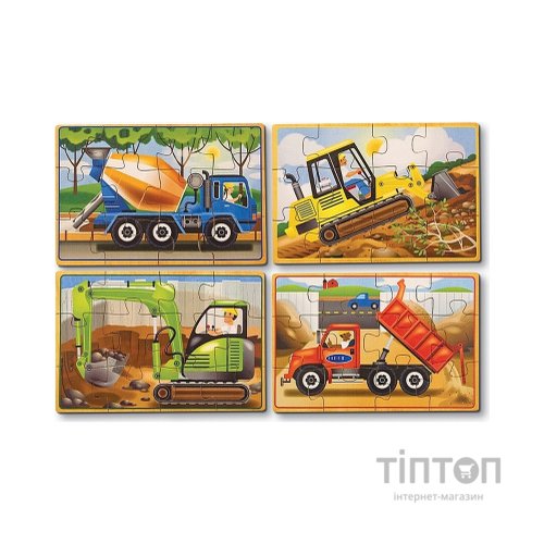 Пазл Melissa&Doug Будівництво (MD3792) Магнітний пазл