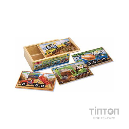 Пазл Melissa&Doug Будівництво (MD3792) Магнітний пазл