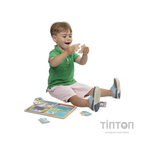 Пазл Melissa&Doug дерев'яні у футлярі "Транспортні засоби" (MD31361)