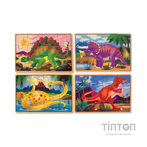 Пазл Melissa&Doug Динозаври (MD3791) Дерев'яна яний пазл