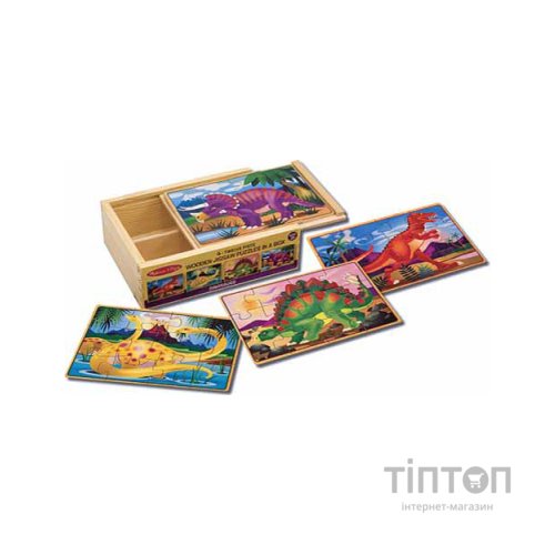 Пазл Melissa&Doug Динозаври (MD3791) Дерев'яна яний пазл