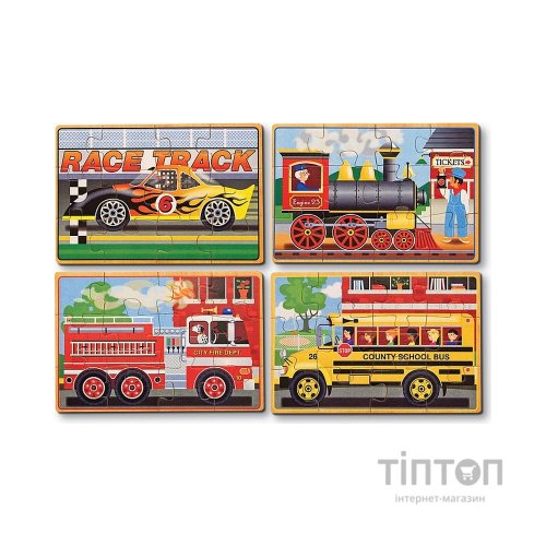 Пазл Melissa&Doug Машинки (MD3794) Картонний пазл