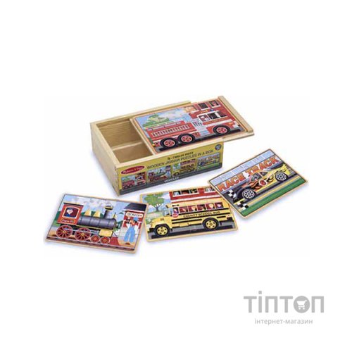 Пазл Melissa&Doug Машинки (MD3794) Картонний пазл