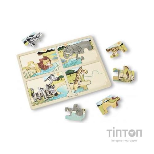 Пазл Melissa&Doug Мега 4 в 1 "Сафарі" (MD9366)
