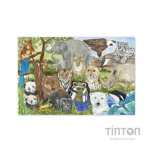 Пазл Melissa&Doug Мега "Вимираючі види тварин", 48 елементів (MD4437)