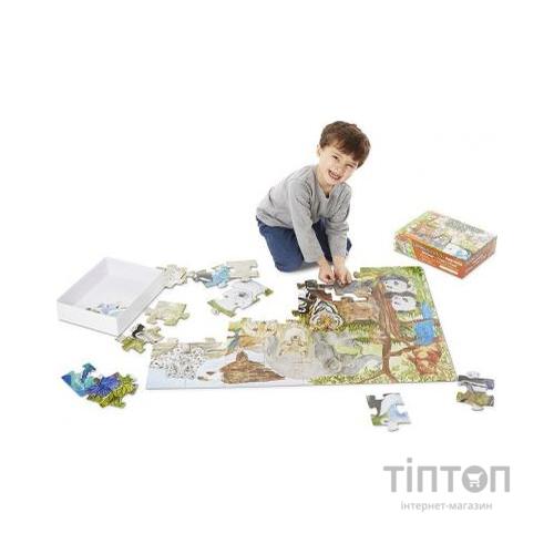 Пазл Melissa&Doug Мега "Вимираючі види тварин", 48 елементів (MD4437)