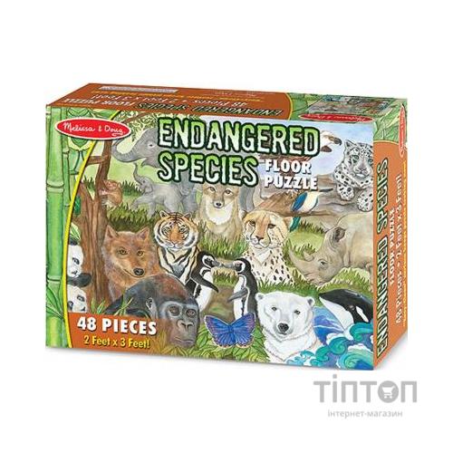 Пазл Melissa&Doug Мега "Вимираючі види тварин", 48 елементів (MD4437)
