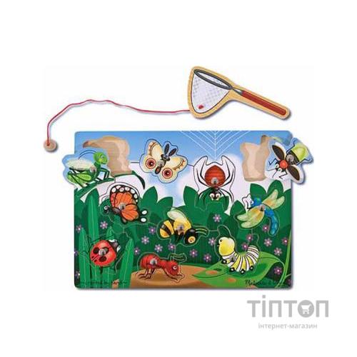 Пазл Melissa&Doug Сачок (MD3779) Дерев'яна яний пазл, Магнітний пазл