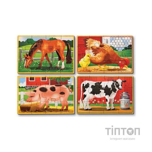 Пазл Melissa&Doug Тварини на фермі (MD13793) Картонний пазл
