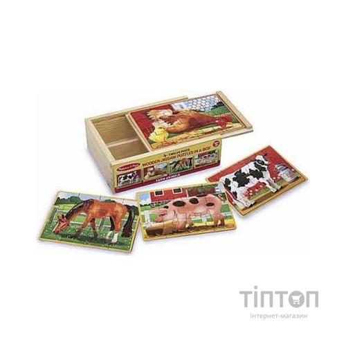 Пазл Melissa&Doug Тварини на фермі (MD13793) Картонний пазл