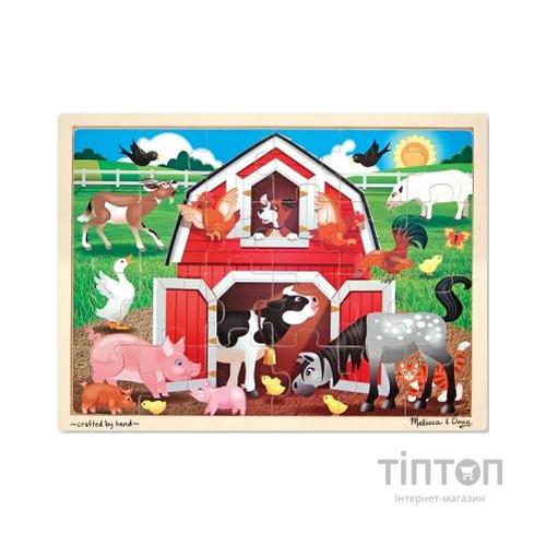 Пазл Melissa&Doug в рамці Ферма, 24 елемента (MD19061)
